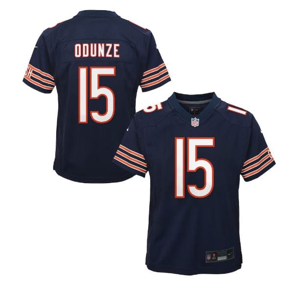 Nike Youth Jersey Youth Rome Odunze Chicago Bears Nike Navy Game Jersey - Unisex