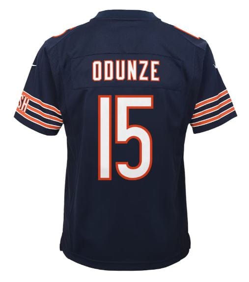 Nike Youth Jersey Youth Rome Odunze Chicago Bears Nike Navy Game Jersey - Unisex