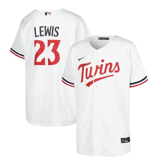 Youth Royce Lewis Minnesota Twins Nike White Replica Jersey - Unisex
