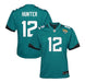 Youth Travis Hunter Jacksonville Jaguars Nike Teal Game Jersey - Unisex