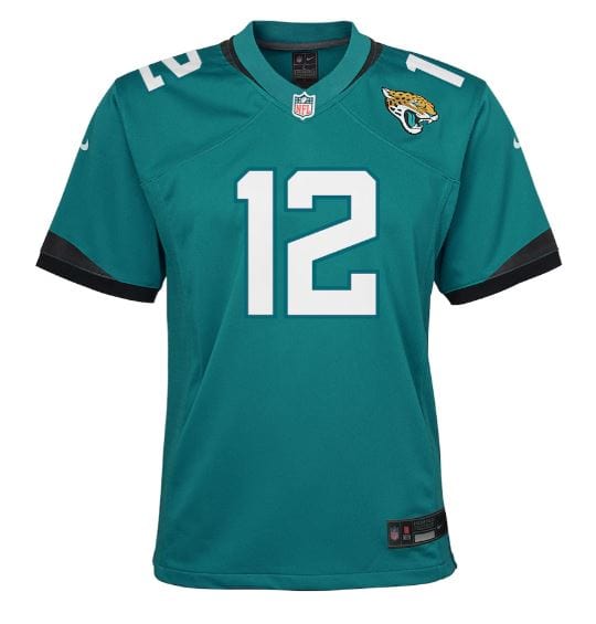 Youth Travis Hunter Jacksonville Jaguars Nike Teal Game Jersey - Unisex
