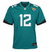 Youth Travis Hunter Jacksonville Jaguars Nike Teal Game Jersey - Unisex