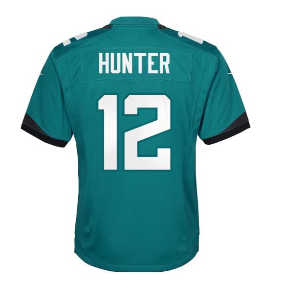 Youth Travis Hunter Jacksonville Jaguars Nike Teal Game Jersey - Unisex