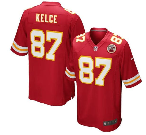 Youth Travis Kelce Kansas City Chiefs Nike Red Game Jersey