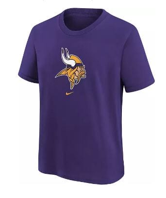 Nike Youth Shirts Youth Minnesota Vikings Nike Purple Primary Logo T-Shirt - Unisex