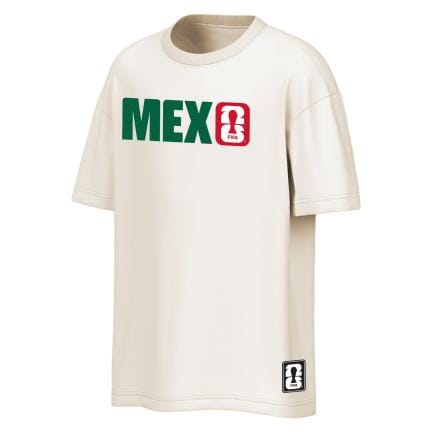 Outerstuff Apparel SOCCER Adult Mexico 2026 FIFA World Cup Livery Oversized Double Sided Short Sleeve T-Shirt - Men's