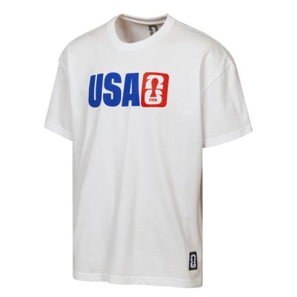 Outerstuff Apparel SOCCER Adult USA 2026 FIFA World Cup Livery Oversized Double Sided Short Sleeve T-Shirt - Men's