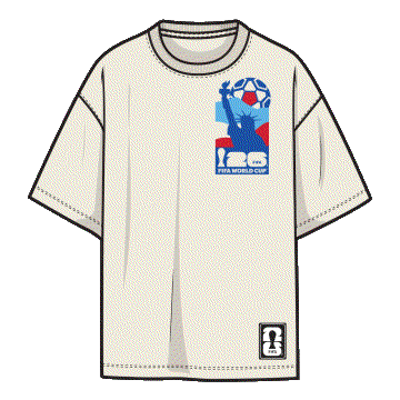 Outerstuff Apparel SOCCER Adult USA 2026 FIFA World Cup Post Card Double Sided Short Sleeve T-Shirt - Men's