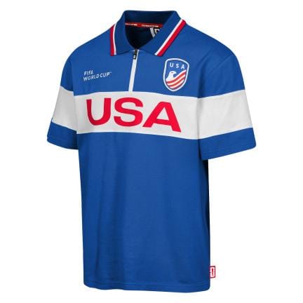Outerstuff Apparel SOCCER Adult USA 2026 FIFA World Cup Team Victory Thread Soccer Polo - Men's