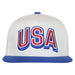 Outerstuff Hats SOCCER Adjustbale / Cream Adult USA 2026 FIFA World Cup Wall Natural Big Name Snapback Cap - Men's