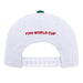 Outerstuff Hats SOCCER Adjustbale / White Adult Mexico 2026 FIFA World Cup White Pro Crown Curved Brim Snapback Cap - Men's