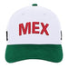 Outerstuff Hats SOCCER Adjustbale / White Adult Mexico 2026 FIFA World Cup White Pro Crown Curved Brim Snapback Cap - Men's