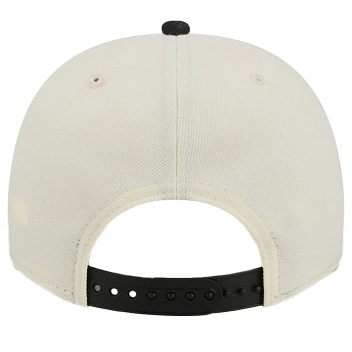 Adult Detroit Pistons New Era Chrome Mascot Illustrated A-Frame 9FIFTY Adjustable Snapback Hat - Men's