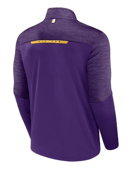Pro Image America Shirts Minnesota Vikings Defender Streaky Poly Quarter-Zip - Men's