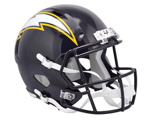 All Ages Los Angeles Chargers Riddell 2025 Navy Alternate Replica Speed Full Size Helmet - Men's