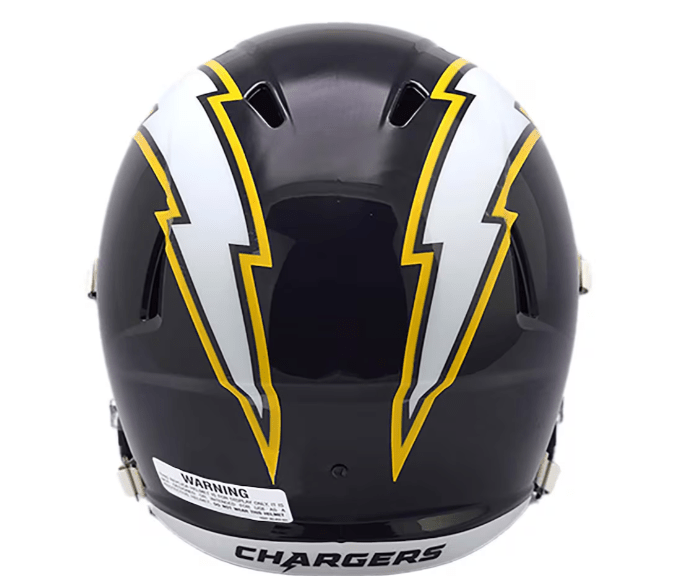 All Ages Los Angeles Chargers Riddell 2025 Navy Alternate Replica Speed Full Size Helmet - Men's