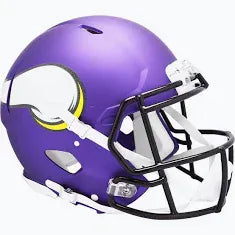 Riddell Helmet All Ages Minnesota Vikings Riddell Authentic Full Size Helmet-Unisex