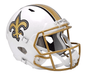 All Ages New Orleans Saints Riddell 2025 White Alternate Replica Speed Full Size Helmet - Men's