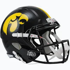 Riddell Helmet Black / One Size All Ages Iowa Hawkeyes Riddell Black Full Size Replica Speed Helmet - Unisex
