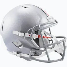 Riddell Helmet Silver / One Size All Ages Ohio State Buckeyes Riddell Silver Speed Full Size Replica Helmet - Unisex