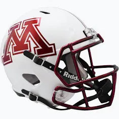 Riddell Helmet White / One Size All Ages Minnesota Golden Gophers Riddell White Alternate Speed Full Size Replica Helmet - Unisex