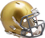 Riddell, Inc. Novelty NCAA SPEED / Gold All Ages Notre Dame Fighting Irish Riddell Gold Speed Mini Helmet - Men's