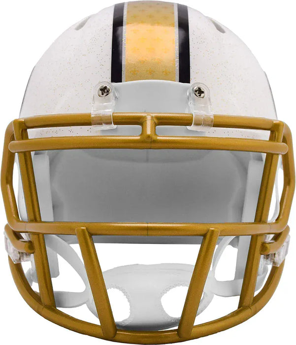 Riddell, Inc. Novelty NFL SPEED Riddell New Orleans Saints 2025 On-Field Alternate Mini Speed Helmet - Unisex