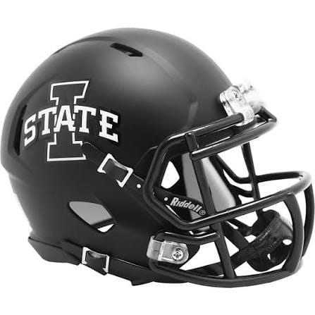 Riddell Mini Helmet One Size / Black Iowa State Cyclones Black Alternate Speed Mini Helmet