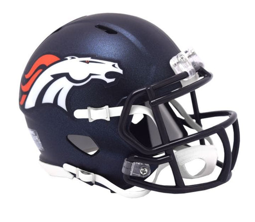 Riddell Mini Helmet One Size / Navy Denver Broncos 2024 Speed Mini Helmet