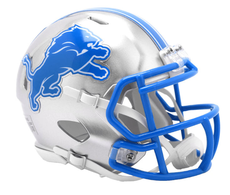 Riddell Mini Helmet One Size / Silver Detroit Lions 2024 Speed Mini Helmet