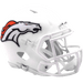 All Ages Denver Broncos 2024 White Alternate Speed Mini Helmet - Unisex