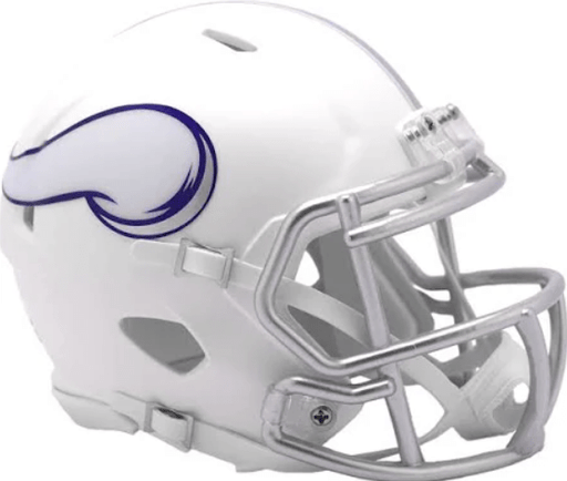 All Ages Minnesota Vikings 2024 Winter Warrior Alternate Speed Mini Helmet - Unisex