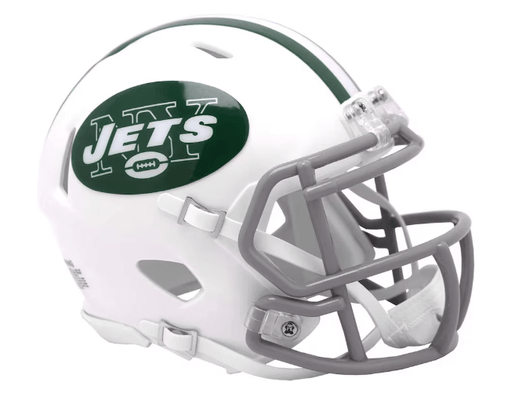 Riddell Mini Helmet One Size / White New York Jets 2024 Alternate Speed Mini Helmet