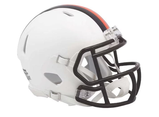 Riddell Mini Helmet White Cleveland Browns Riddell White 2023 Alternate Speed Mini Helmet