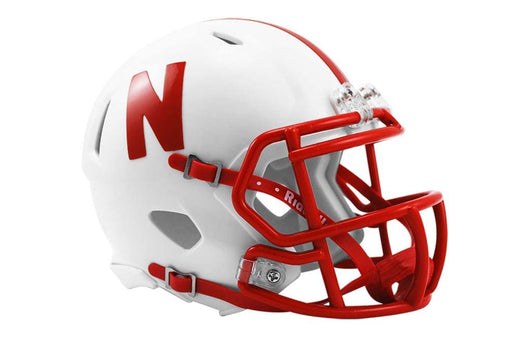 Nebraska Cornhuskers Riddell White Speed Mini Helmet