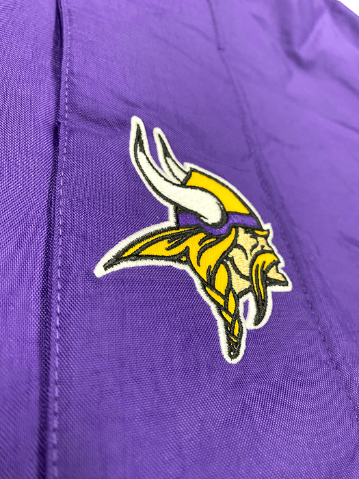 Adult Minnesota Vikings Starter Purple Line Up Pullover Jacket - Men's