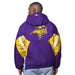 Starter Jacket Adult Minnesota Vikings Starter Purple Line Up Pullover Jacket - Men's