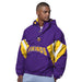 Starter Jacket Adult Minnesota Vikings Starter Purple Line Up Pullover Jacket - Men's