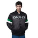 Starter Jacket Adult Philadelphia Eagles Starter Black Triple Option Varsity Satin Jacket - Men's