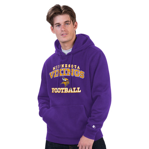 Starter Sweatshirts Adult Minnesota Vikings '47 Purple 2025 Starter Hooded Sweatshirt - Men's