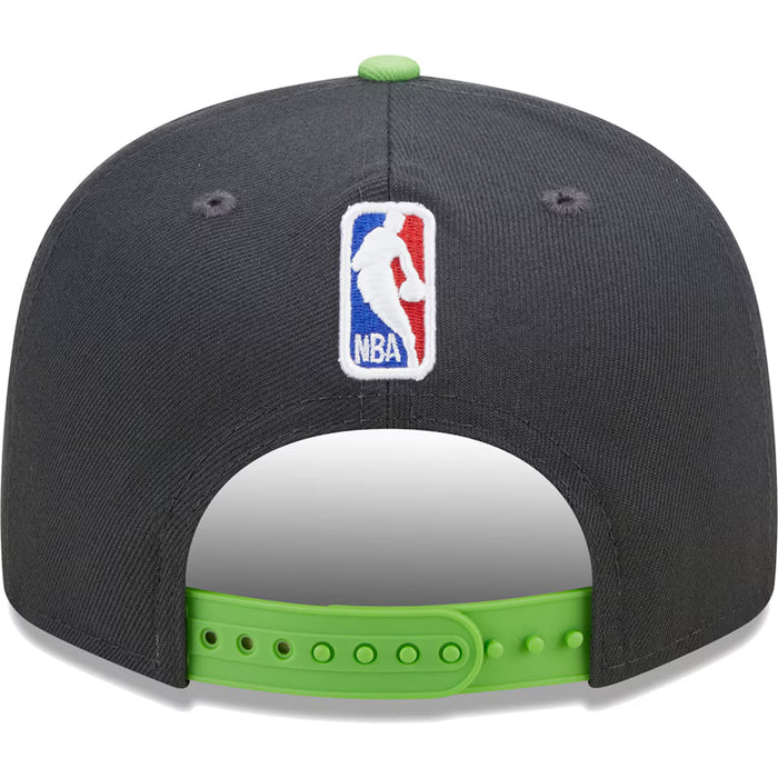 Adult Minnesota Timberwolves New Era Gray NBA Statement 9FIFTY Snapback Hat - Men's
