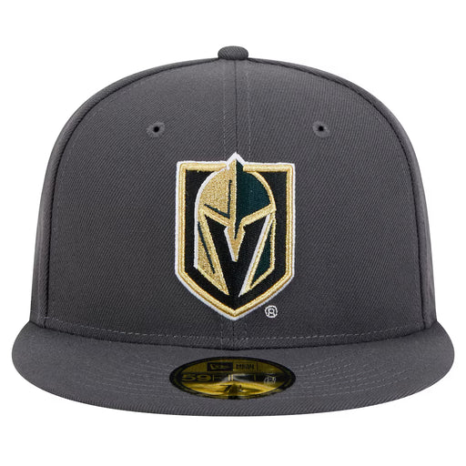 New Era Fitted Hat Adult Vegas Golden Knights New Era Gray 59FIFTY Fitted Hat - Men's