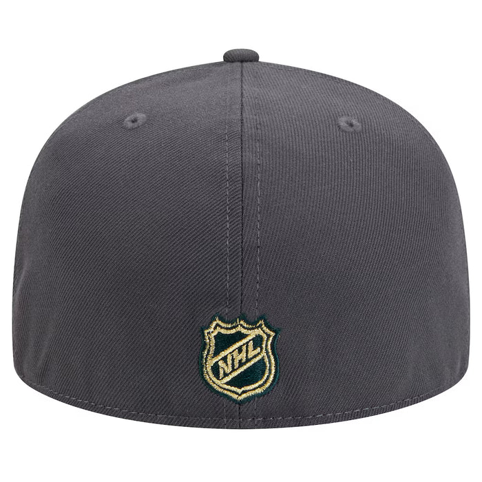 New Era Fitted Hat Adult Vegas Golden Knights New Era Gray 59FIFTY Fitted Hat - Men's