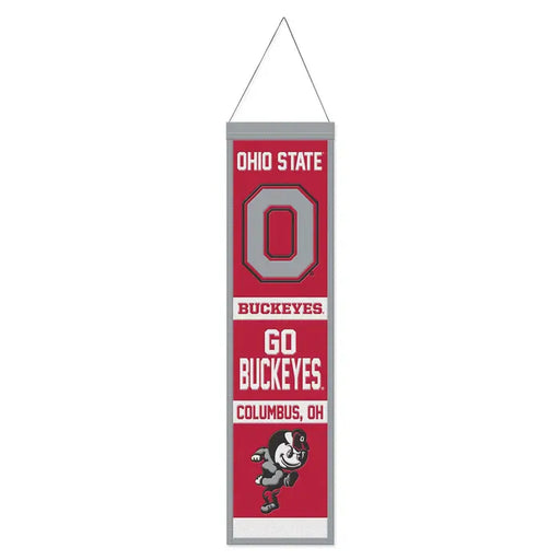 WinCraft Banners One Size / Red All Ages Ohio State Buckeyes WinCraft 8'' x 32'' Evolution Banner - Unisex