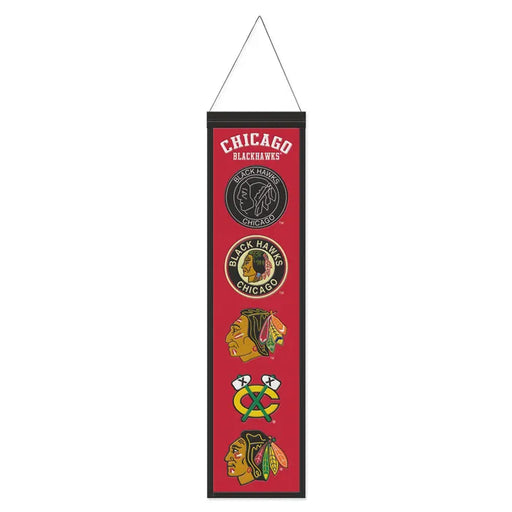 Wincraft, Inc. Novelty NHL Red All Ages Chicago Blackhawks WinCraft 8'' x 32'' Evolution Banner - Unisex