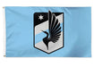 WinCraft Novelty 3x5 / Blue Minnesota United FC WinCraft 3' x 5' Single-Sided Flag