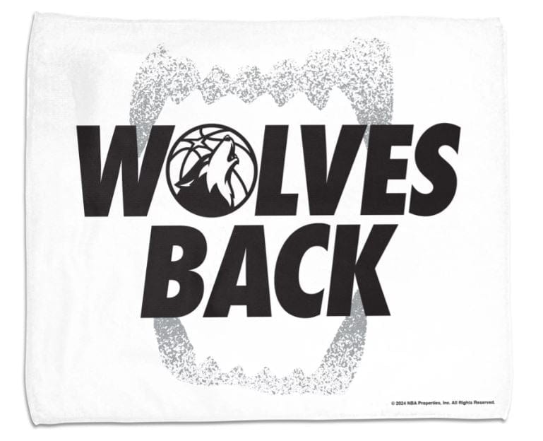 Minnesota Timberwovles Wolves Back Playoff Rally Towel
