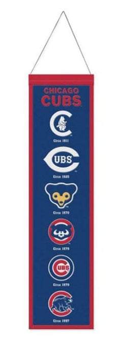 Winning Streak Sports Banners One Size / Blue Chicago Cubs WinCraft 8'' x 32'' Evolution Banner