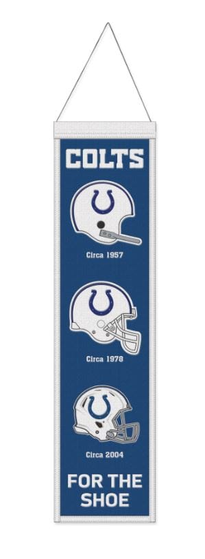 Winning Streak Sports Banners One Size / Blue Indianapolis Colts WinCraft 8'' x 32'' Evolution Banner
