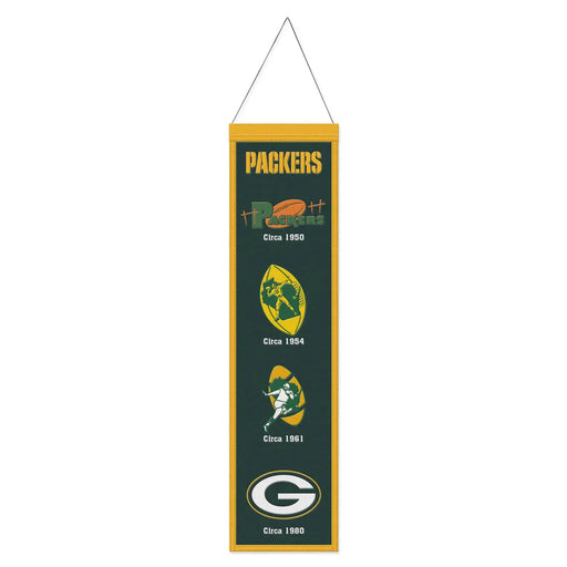 Winning Streak Sports Banners One Size / Green All Ages Green Bay Packers WinCraft 8'' x 32'' Evolution Banner - Unisex